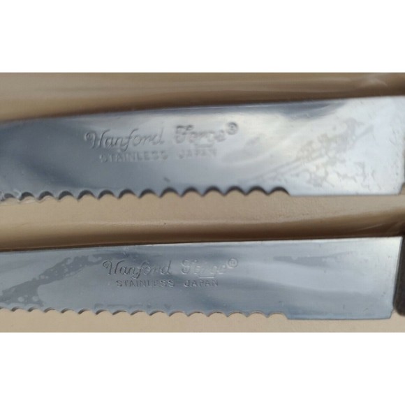Lot of 8 Vintage Forgecraft Stainless Steak Knives Old Stock Factory Sealed - Picture 4 of 4